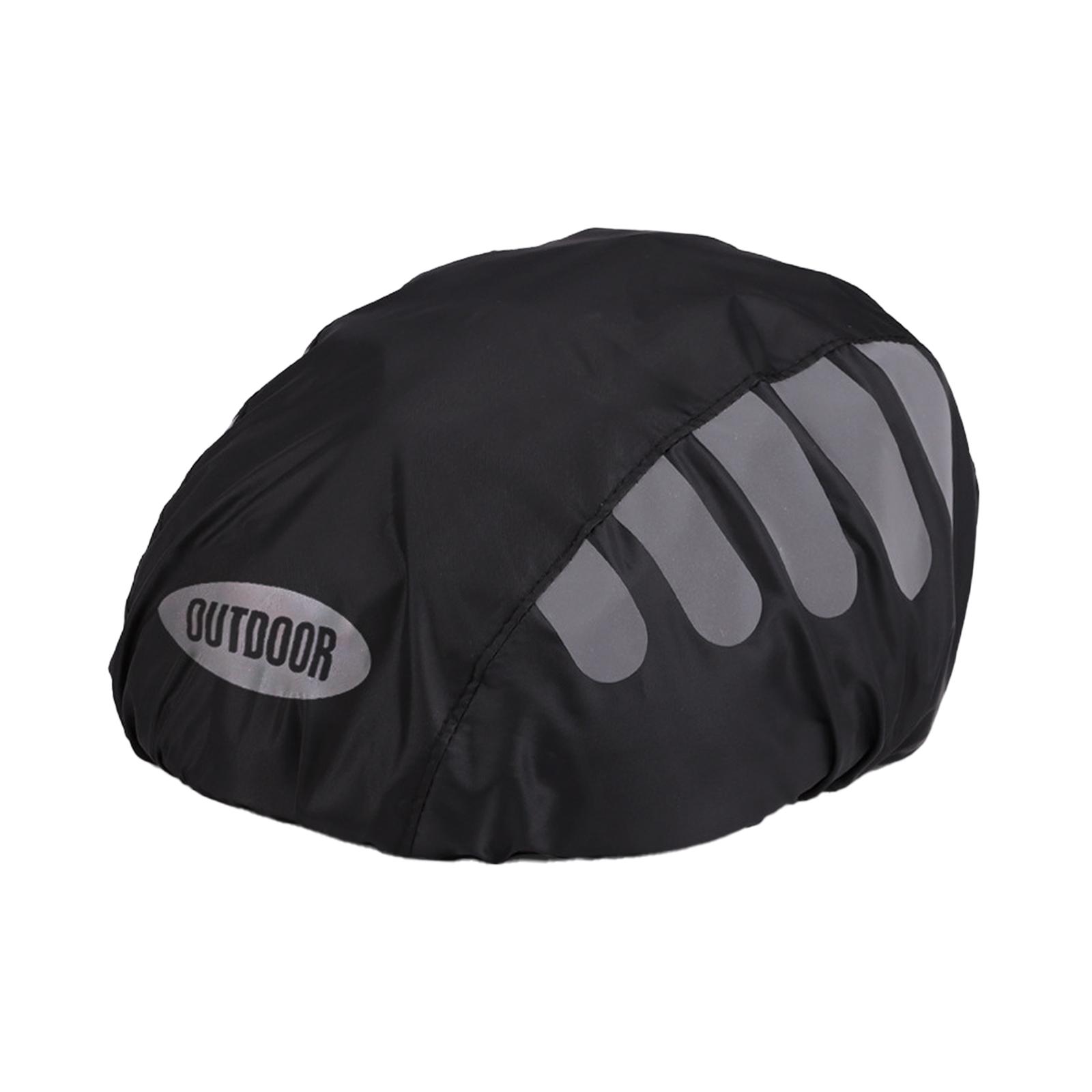 Cycling Commute In Rain - Outdoor Bicycle Helmet Rain Cover 190T