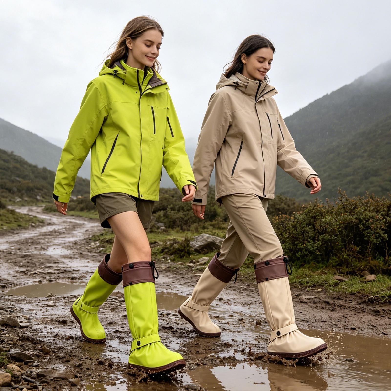 Rain Boot Covers Zipper Reusab - огляд і ціна Cycling Commute In Rain