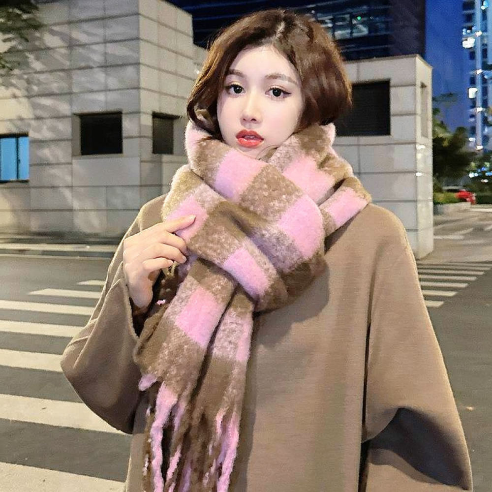 Cozy Winter Scarf Knitted Plai - огляд і ціна Cycling Commute Essentials